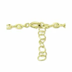Hot Sale 💯 Giani Bernini Mariner Link Ankle Bracelet In Sterling Silver And 18k Gold Over Silver, Created For Macy's 👍 -Giani Bernini Shop unnamed file 2522