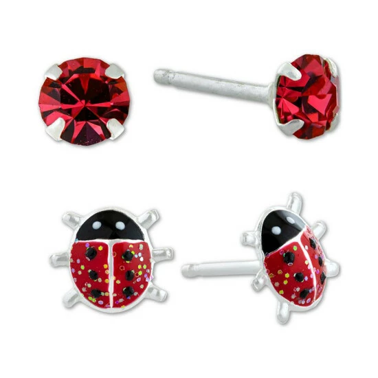 Best Sale ๐ฅ Giani Bernini 2-Pc. Set Crystal Solitaire & Enamel Ladybug Stud Earrings In Sterling Silver, Created For Macy's Multi โจ 1 Best Sale ๐ฅ Giani Bernini 2-Pc. Set Crystal Solitaire & Enamel Ladybug Stud Earrings In Sterling Silver, Created For Macy's Multi โจ