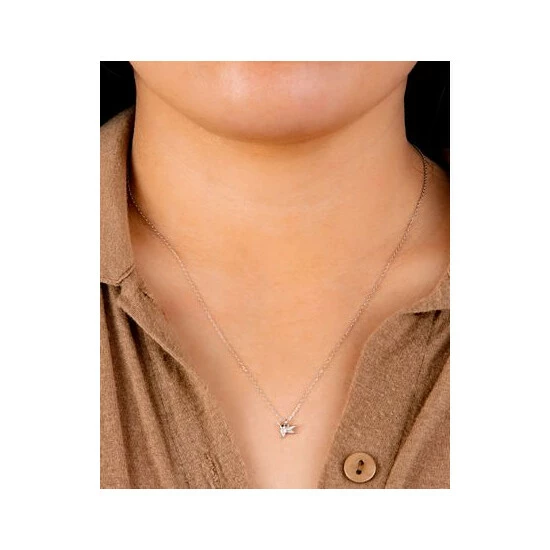 Outlet โ๏ธ Giani Bernini Cubic Zirconia Hummingbird Pendant Necklace In Sterling Silver, 16 + 2 Extender, Created For Macy's ๐ 2 Outlet โ๏ธ Giani Bernini Cubic Zirconia Hummingbird Pendant Necklace In Sterling Silver, 16 + 2 Extender, Created For Macy's ๐ - Image 2