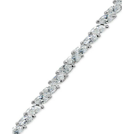 Outlet ๐ Giani Bernini Cubic Zirconia Marquise Tennis Bracelet In Sterling Silver, Created For Macy's ๐ 2 Outlet ๐ Giani Bernini Cubic Zirconia Marquise Tennis Bracelet In Sterling Silver, Created For Macy's ๐ - Image 2