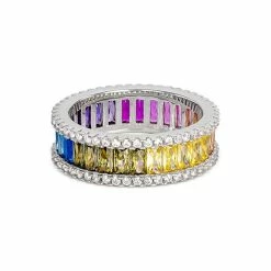 Best deal 🔔 Giani Bernini Multicolor Cubic Zirconia Baguette Ring In Sterling Silver, Created For Macy's 🎉 -Giani Bernini Shop unnamed file 2587