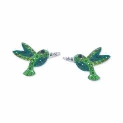 Buy 🔥 Giani Bernini Crystal Hummingbird Stud Earrings In Sterling Silver ✔️