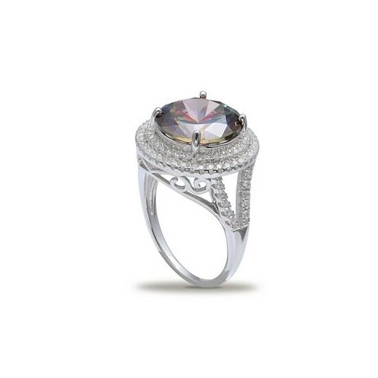 Discount 👍 Giani Bernini Multi Colored Cubic Zirconia Double Pave Row Ring (7-1/2 Ct. T.w.) In Sterling Silver Purple Cubic Zirconia ⭐ 3 Discount 👍 Giani Bernini Multi Colored Cubic Zirconia Double Pave Row Ring (7-1/2 Ct. T.w.) In Sterling Silver Purple Cubic Zirconia ⭐ - Image 3