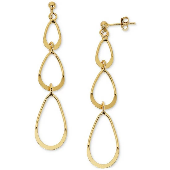 Promo ๐ Giani Bernini Graduated Teardrop Drop Earrings In 18k Gold-Plated Sterling Silver, Created For Macy's Gold Over Silver โญ 1 Promo ๐ Giani Bernini Graduated Teardrop Drop Earrings In 18k Gold-Plated Sterling Silver, Created For Macy's Gold Over Silver โญ