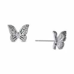 Wholesale 🛒 Giani Bernini Cubic Zirconia (3/8 Ct. T.w.) Butterfly Stud Earrings In Sterling Silver 👍