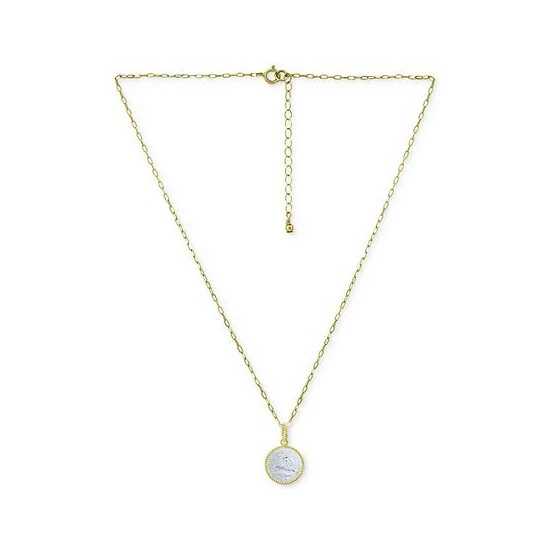 Deals ๐ Giani Bernini Two-Tone Coin Pendant Necklace In Sterling Silver & 18k Gold-Plate, 16 + 2 Extender, Created For Macy's Gold Over Silver โค๏ธ 3 Deals ๐ Giani Bernini Two-Tone Coin Pendant Necklace In Sterling Silver & 18k Gold-Plate, 16 + 2 Extender, Created For Macy's Gold Over Silver โค๏ธ - Image 3