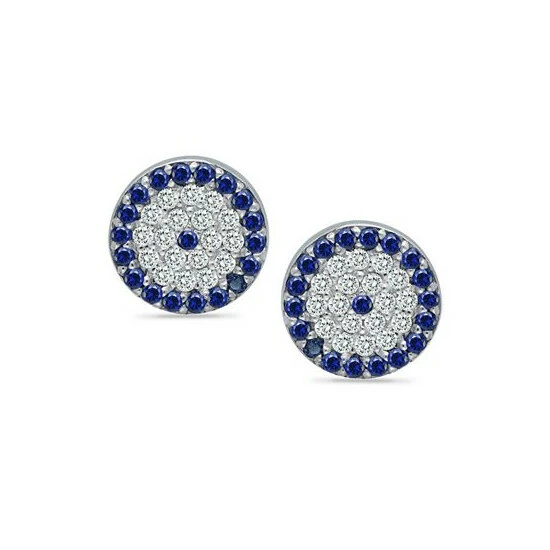Discount ๐คฉ Giani Bernini Cubic Zirconia Evil Eye Stud Earrings In Sterling Silver, Created For Macy's ๐ 3 Discount ๐คฉ Giani Bernini Cubic Zirconia Evil Eye Stud Earrings In Sterling Silver, Created For Macy's ๐ - Image 3