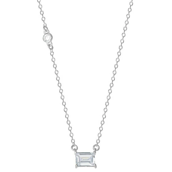 Outlet ✔️ Giani Bernini Cubic Zirconia 18 Pendant Necklace In Sterling Silver, Created For Macy's ❤️ 1 Outlet ✔️ Giani Bernini Cubic Zirconia 18 Pendant Necklace In Sterling Silver, Created For Macy's ❤️