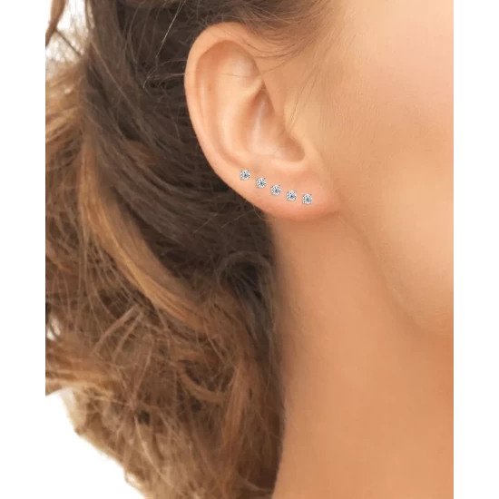 Best Pirce ๐ Giani Bernini 5-Pc. Set Cubic Zirconia Stud Earrings, Created For Macy's Silver ๐ 3 Best Pirce ๐ Giani Bernini 5-Pc. Set Cubic Zirconia Stud Earrings, Created For Macy's Silver ๐ - Image 3