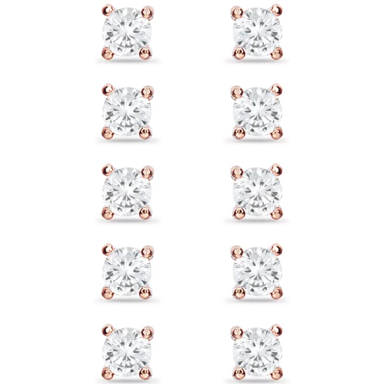 Best Pirce ๐ Giani Bernini 5-Pc. Set Cubic Zirconia Stud Earrings, Created For Macy's Silver ๐ 5 Best Pirce ๐ Giani Bernini 5-Pc. Set Cubic Zirconia Stud Earrings, Created For Macy's Silver ๐ - Image 5