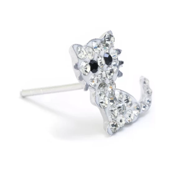 Flash Sale ๐ Giani Bernini Clear Pave Crystal Cat Stud Earrings Set In Sterling Silver ๐ 4 Flash Sale ๐ Giani Bernini Clear Pave Crystal Cat Stud Earrings Set In Sterling Silver ๐ - Image 4