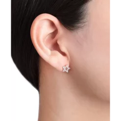 Buy 😍 Giani Bernini Crystal (1/6 Ct. T.w.) Star Stud Earrings In Sterling Silver 🌟 -Giani Bernini Shop unnamed file 360