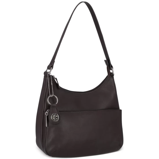 Hot Sale ⌛ Giani Bernini Nappa Leather Hobo Bag, Created For Macy's Chocolate 🥰 5 Hot Sale ⌛ Giani Bernini Nappa Leather Hobo Bag, Created For Macy's Chocolate 🥰 - Image 5