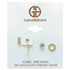 Outlet 🤩 Giani Bernini 4-Pc. Set Cubic Zirconia Stud & Hoop Earrings, Created For Macy's Gold Over Silver ❤️ 11 Outlet 🤩 Giani Bernini 4-Pc. Set Cubic Zirconia Stud & Hoop Earrings, Created For Macy's Gold Over Silver ❤️ -Giani Bernini Shop unnamed file 420