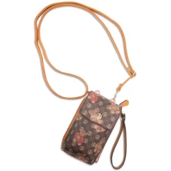 Top 10 👍 Giani Bernini Scatter Bears North South Tech Wallet On A String, Created For Macy's Brown Block Signature ⭐ -Giani Bernini Shop unnamed file 444