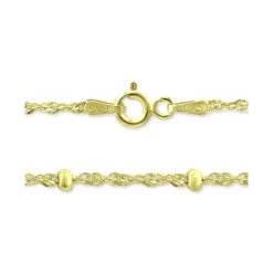 Wholesale 🎁 Giani Bernini Beaded Singapore Link Chain Bracelet In 18k Gold-Plated Sterling Silver, Created For Macy's Gold Over Silver ⭐ -Giani Bernini Shop unnamed file 465