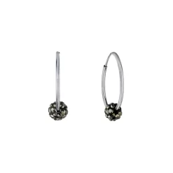 Buy ⌛ Giani Bernini Crystal Ball Small Hoop Earrings, 0.82, Created For Macy's Clear 😉 -Giani Bernini Shop unnamed file 484