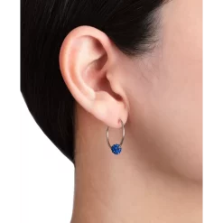 Buy ⌛ Giani Bernini Crystal Ball Small Hoop Earrings, 0.82, Created For Macy's Clear 😉 -Giani Bernini Shop unnamed file 485