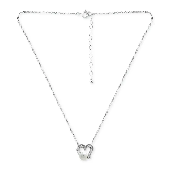 Best reviews of ๐ Giani Bernini Freshwater Pearl (5mm) & Cubic Zirconia Open Heart Pendant Necklace, 16 + 2 Extender, Created For Macy's Gold Over Silver โ๏ธ 4 Best reviews of ๐ Giani Bernini Freshwater Pearl (5mm) & Cubic Zirconia Open Heart Pendant Necklace, 16 + 2 Extender, Created For Macy's Gold Over Silver โ๏ธ - Image 4