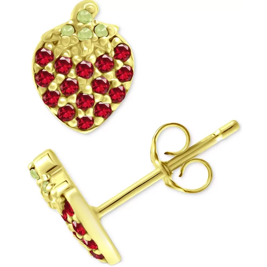 Buy ✔️ Giani Bernini Cubic Zirconia Strawberry Stud Earrings, Created For Macy's Sterling Silver ❤️ 5 Buy ✔️ Giani Bernini Cubic Zirconia Strawberry Stud Earrings, Created For Macy's Sterling Silver ❤️ - Image 5
