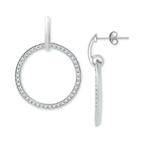 Cheap 👍 Giani Bernini Cubic Zirconia Circle Drop Earrings, Created For Macy's Gold Over Silver 😉 4 Cheap 👍 Giani Bernini Cubic Zirconia Circle Drop Earrings, Created For Macy's Gold Over Silver 😉 - Image 4