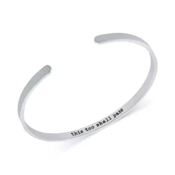Best Pirce ⌛ Giani Bernini Crystal Inner Message Cuff Bangle Bracelet In Sterling Silver, Created For Macy's 🎁 -Giani Bernini Shop unnamed file 553