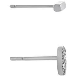Wholesale ✔️ Giani Bernini 2-Pc. Cubic Zirconia Cluster & Bar Stud Earrings In Sterling Silver, Created For Macy's 👍 -Giani Bernini Shop unnamed file 589
