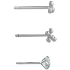 Top 10 ✨ Giani Bernini 3-Pc. Set Cubic Zirconia Bead Stud Earrings In Sterling Silver, Created For Macy's 🌟 -Giani Bernini Shop unnamed file 590