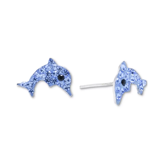Buy ๐ฅ Giani Bernini Crystal Pavรฉ Dolphin Stud Earrings In Sterling Silver, Created For Macy's Blue ๐ 2 Buy ๐ฅ Giani Bernini Crystal Pavรฉ Dolphin Stud Earrings In Sterling Silver, Created For Macy's Blue ๐ - Image 2