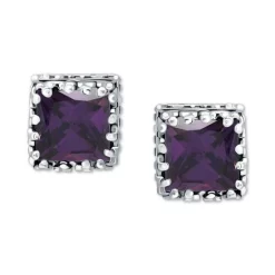 Outlet ⌛ Giani Bernini 18k Gold Over Sterling Silver Cubic Zirconia Stud Earrings (1 Ct. T.w.) 👏