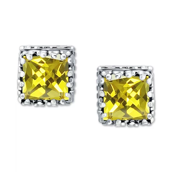 Hot Sale ๐ Giani Bernini Cubic Zirconia Princess Stud Earrings In Sterling Silver, Created For Macy's โ 5 Hot Sale ๐ Giani Bernini Cubic Zirconia Princess Stud Earrings In Sterling Silver, Created For Macy's โ - Image 5
