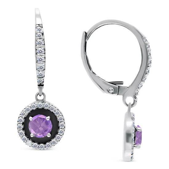 Best reviews of โญ Giani Bernini Amethyst (1/4 Ct. T.w.), Cubic Zirconia, & Enamel Circle Dangle Hoop Earrings In Sterling Silver (Also In Additional Stones), Created For Macy's Opal/turqouise ๐ 6 Best reviews of โญ Giani Bernini Amethyst (1/4 Ct. T.w.), Cubic Zirconia, & Enamel Circle Dangle Hoop Earrings In Sterling Silver (Also In Additional Stones), Created For Macy's Opal/turqouise ๐ - Image 6
