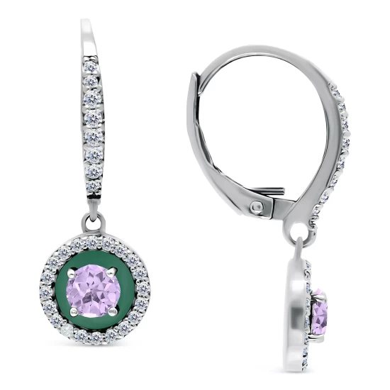 Best reviews of โญ Giani Bernini Amethyst (1/4 Ct. T.w.), Cubic Zirconia, & Enamel Circle Dangle Hoop Earrings In Sterling Silver (Also In Additional Stones), Created For Macy's Opal/turqouise ๐ 7 Best reviews of โญ Giani Bernini Amethyst (1/4 Ct. T.w.), Cubic Zirconia, & Enamel Circle Dangle Hoop Earrings In Sterling Silver (Also In Additional Stones), Created For Macy's Opal/turqouise ๐ - Image 7