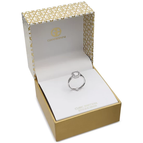Best deal ๐ Giani Bernini Cubic Zirconia Halo Ring In Sterling Silver, Created For Macy's ๐ 3 Best deal ๐ Giani Bernini Cubic Zirconia Halo Ring In Sterling Silver, Created For Macy's ๐ - Image 3