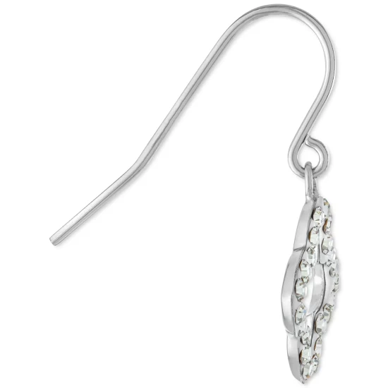 Hot Sale ๐ Giani Bernini Crystal Quatrefoil Drop Earrings In Sterling Silver, Created For Macy's ๐ 4 Hot Sale ๐ Giani Bernini Crystal Quatrefoil Drop Earrings In Sterling Silver, Created For Macy's ๐ - Image 4