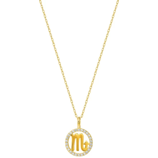 Discount ✔️ Giani Bernini Cubic Zirconia Zodiac Halo 18 Pendant Necklace In 18k Gold-Plated Sterling Silver, Created For Macy's Virgo ✔️ 13 Discount ✔️ Giani Bernini Cubic Zirconia Zodiac Halo 18 Pendant Necklace In 18k Gold-Plated Sterling Silver, Created For Macy's Virgo ✔️ - Image 13