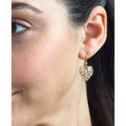 Best deal ๐ Giani Bernini Cubic Zirconia Medium Hoop Earrings, 1, Created For Macy's Sterling Silver โค๏ธ