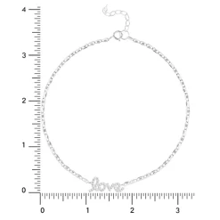 Outlet ⌛ Giani Bernini Cubic Zirconia Love Script Ankle Bracelet In 18k Gold-Plated Sterling Silver, Created For Macy's 🔥 -Giani Bernini Shop unnamed file 885