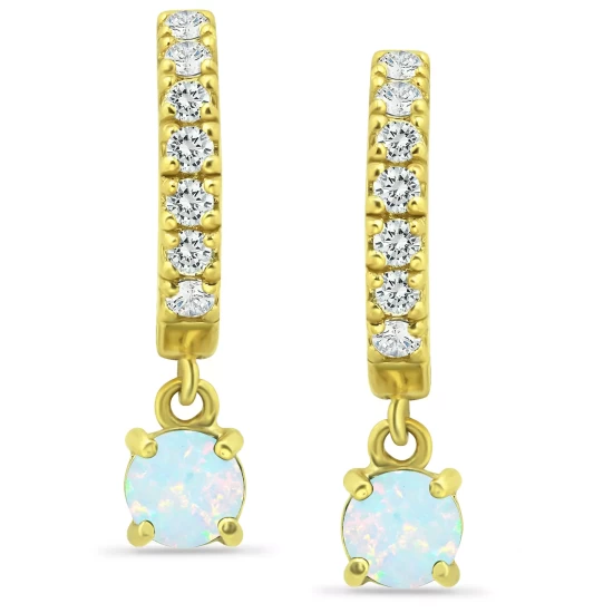 Brand new 🥰 Giani Bernini Cubic Zirconia Dangle Drop Huggie Hoop Earring In Sterling Silver Or 18k Gold Over Silver (Also Available In Lab Created Opal) Lt Green/silver 👏 10 Brand new 🥰 Giani Bernini Cubic Zirconia Dangle Drop Huggie Hoop Earring In Sterling Silver Or 18k Gold Over Silver (Also Available In Lab Created Opal) Lt Green/silver 👏 - Image 10