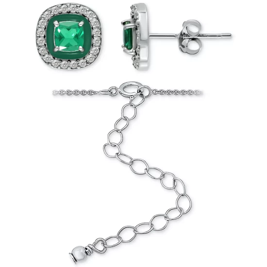 Best Pirce โ Giani Bernini 2-Pc. Set Blue Topaz (1/2 Ct. T.w.), Cubic Zirconia & Enamel Pendant Necklace & Matching Stud Earrings (Also In Lab-Created Opal, Green Quartz, & Amethyst), Created For Macy's Opal/blue ๐ 10 Best Pirce โ Giani Bernini 2-Pc. Set Blue Topaz (1/2 Ct. T.w.), Cubic Zirconia & Enamel Pendant Necklace & Matching Stud Earrings (Also In Lab-Created Opal, Green Quartz, & Amethyst), Created For Macy's Opal/blue ๐ - Image 10