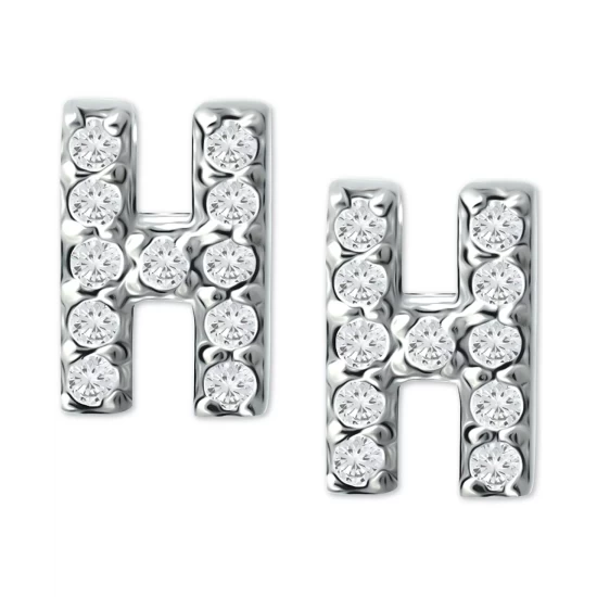 Budget 🔔 Giani Bernini Cubic Zirconia Pavé Small Hoop Earrings In Sterling Silver, 0.75, Created For Macy's ✔️ 2 Budget 🔔 Giani Bernini Cubic Zirconia Pavé Small Hoop Earrings In Sterling Silver, 0.75, Created For Macy's ✔️ - Image 2