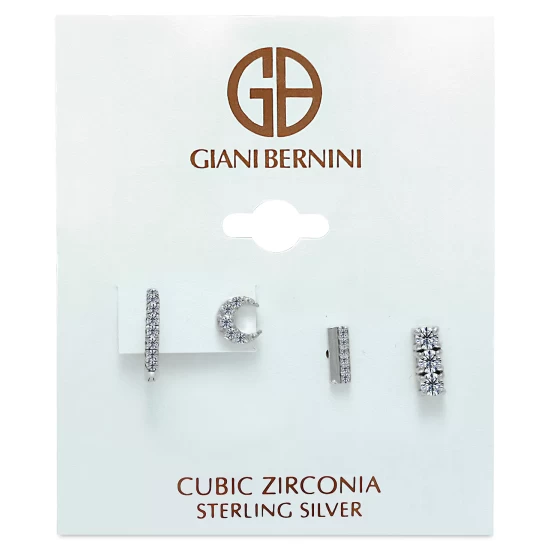 Wholesale ๐ Giani Bernini 4-Pc. Set Cubic Zirconia Stud & Hoop Earrings, Created For Macy's Gold Over Silver ๐ฏ 7 Wholesale ๐ Giani Bernini 4-Pc. Set Cubic Zirconia Stud & Hoop Earrings, Created For Macy's Gold Over Silver ๐ฏ - Image 7