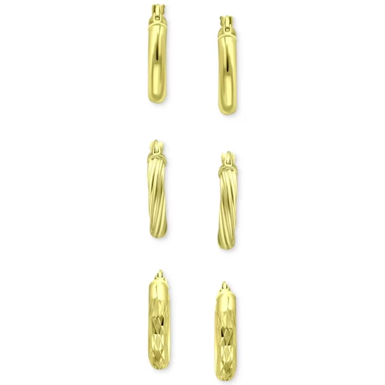 Wholesale ๐ Giani Bernini 3-Pc. Set Small Hoop Earrings In Sterling Silver, 0.625, Created For Macy's ๐ 5 Wholesale ๐ Giani Bernini 3-Pc. Set Small Hoop Earrings In Sterling Silver, 0.625, Created For Macy's ๐ - Image 5